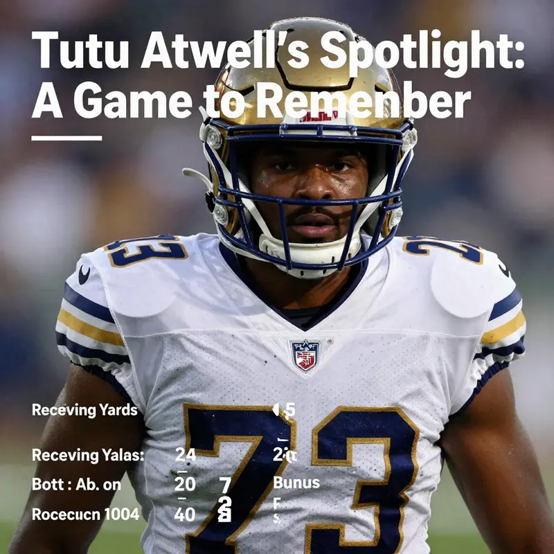 Tutu Atwell’s game-winning touchdown catch against the Colts.