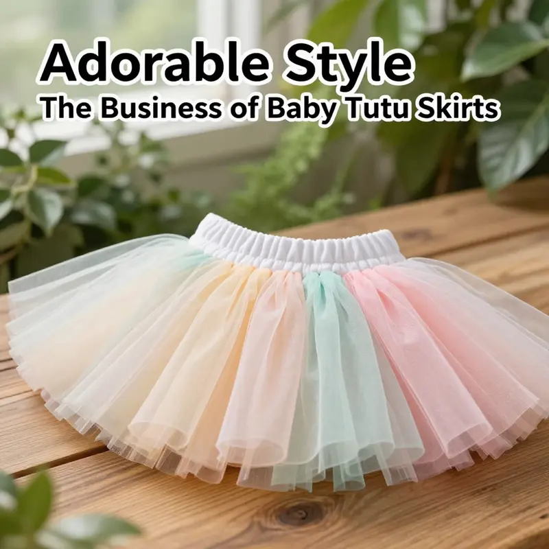 Choosing tulle skirts with cotton lining ensures comfort for babies.