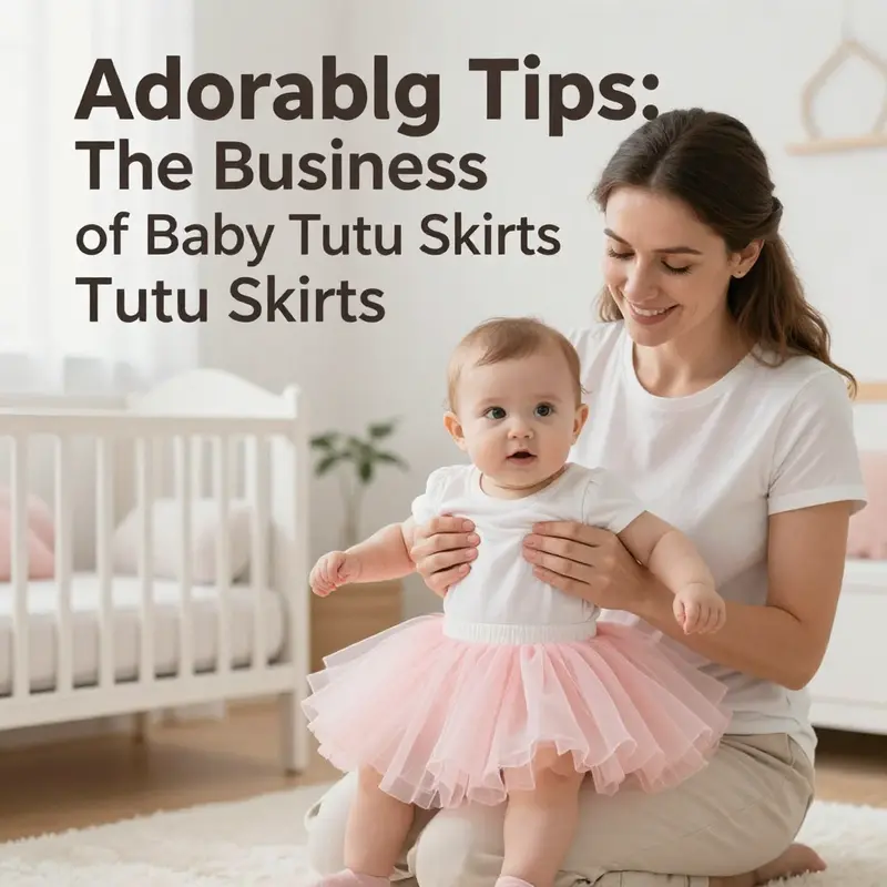 Choosing tulle skirts with cotton lining ensures comfort for babies.