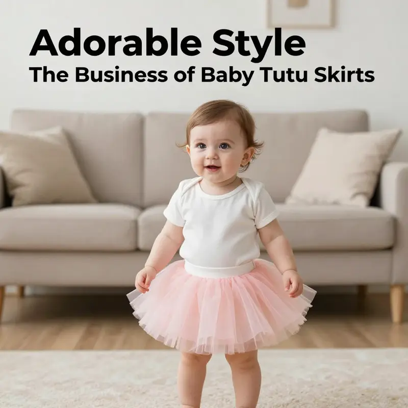 Choosing tulle skirts with cotton lining ensures comfort for babies.
