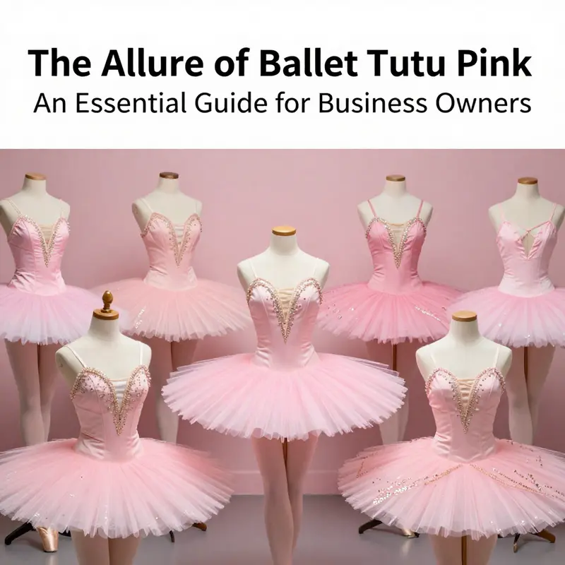 A collection of pink ballet tutus highlighting diverse designs appealing to different styles and performances.