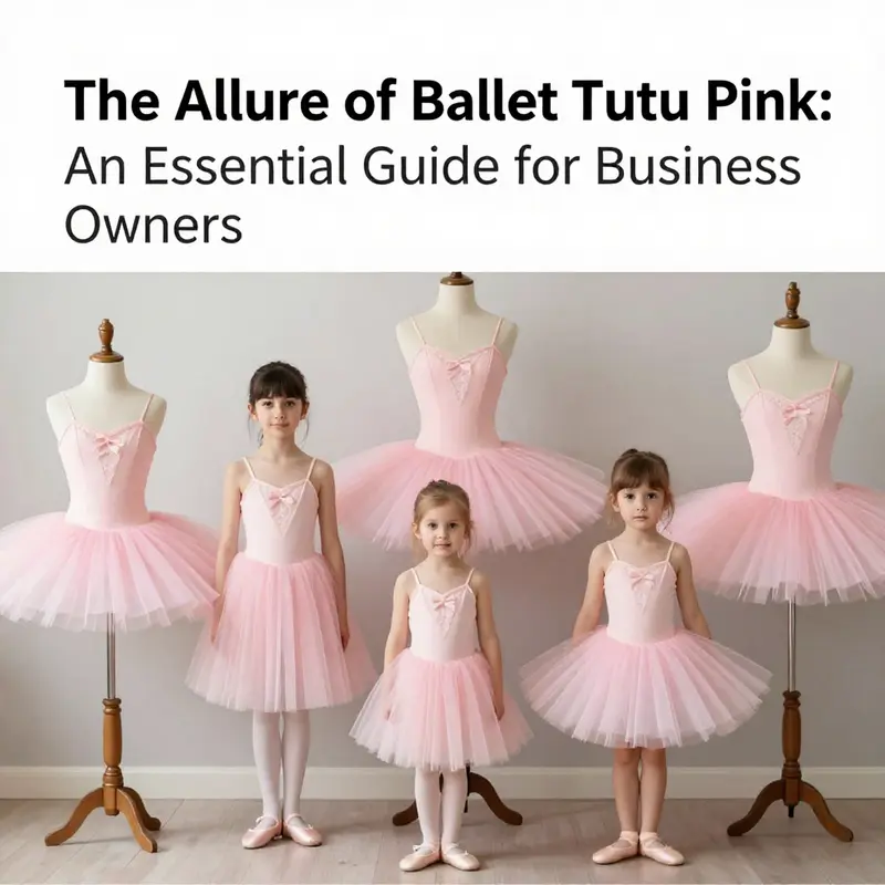 A collection of pink ballet tutus highlighting diverse designs appealing to different styles and performances.