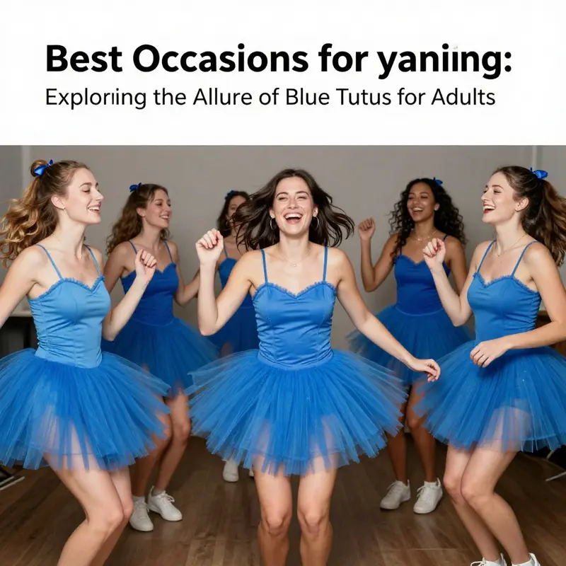 A selection showcasing diverse styles of blue tutus, demonstrating their versatility for different occasions.