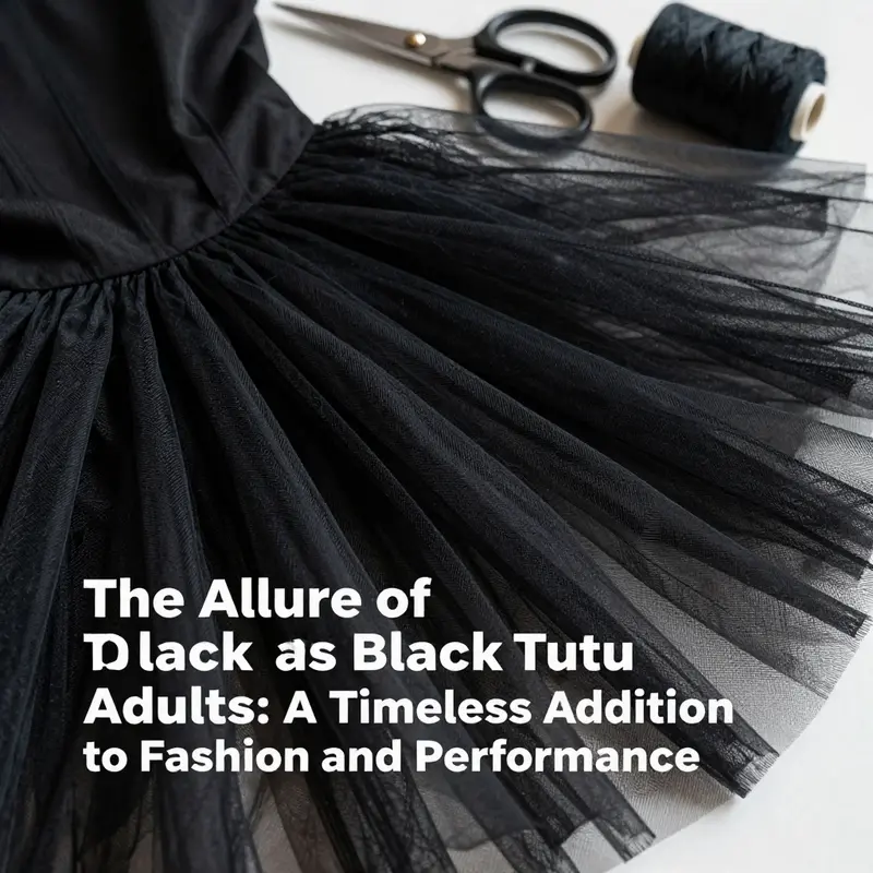 A diverse display of black tutu styles highlighting their unique features.