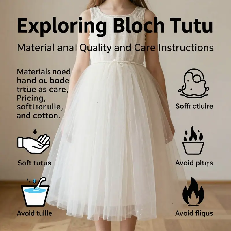 A collection of Bloch tutus showcasing the diversity in styles, from practice to performance.