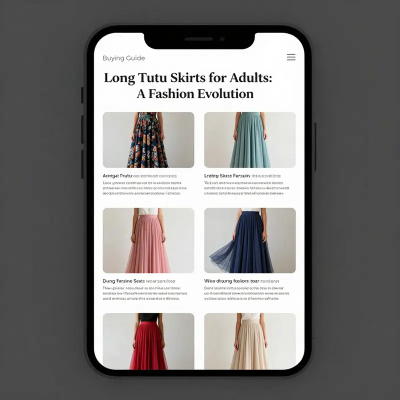 A vibrant urban look featuring an adult wearing a stylish long tutu skirt.