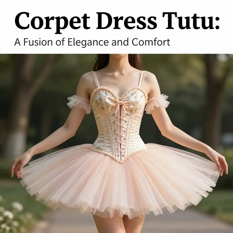 A breathtaking view of a model adorned in a corset dress tutu, set against a scenic backdrop, highlighting the garment's beauty.