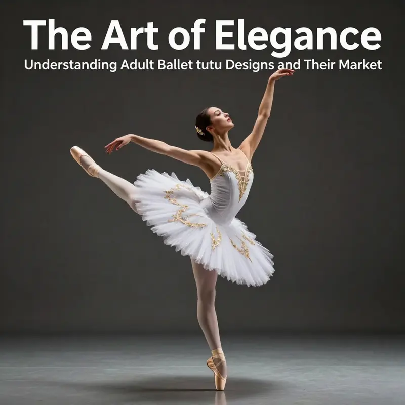 A graceful dancer performing in an adult ballet tutu, illustrating the beauty and artistry of ballet.