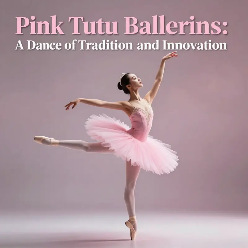 A pink tutu ballerina in mid-dance, representing the elegance and tradition of ballet.