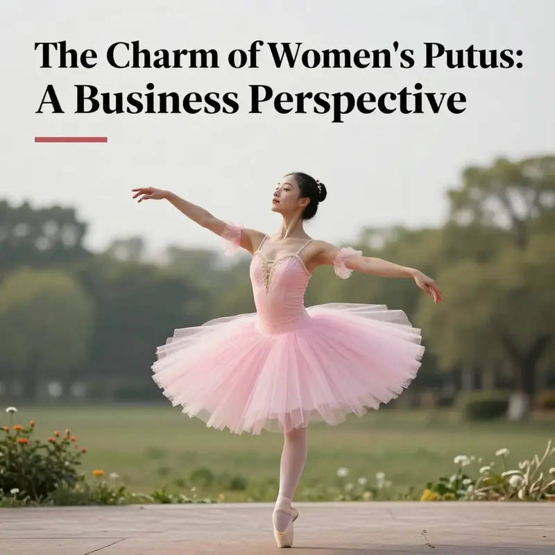 A graceful woman wearing a pink tutu, set in a picturesque outdoor scene, reflecting fashion and elegance.
