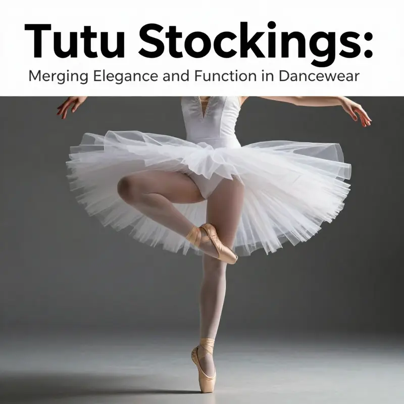A stunning ballet dancer in tutu stockings, captured gracefully during a performance.