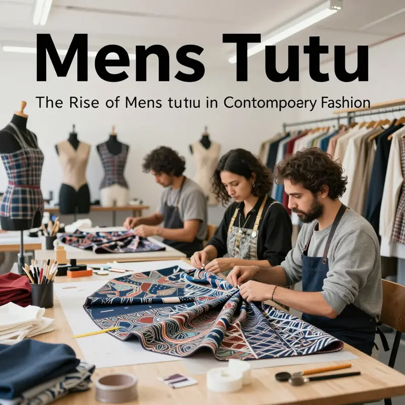 A visual journey through the historical evolution of mens tutus in fashion.
