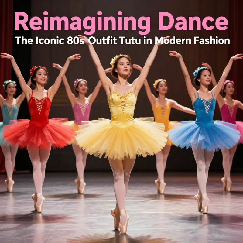The evolution of the tutu in the 80s reflects the vibrant fusion of dance and street fashion.
