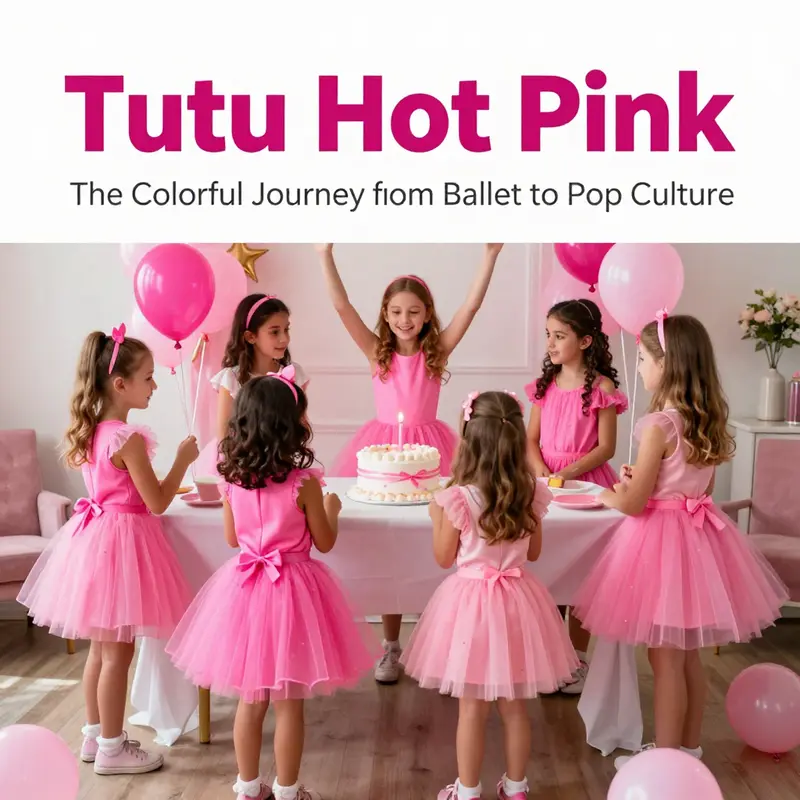 A visual timeline of Tutu Hot Pink’s emergence and evolution in fashion.