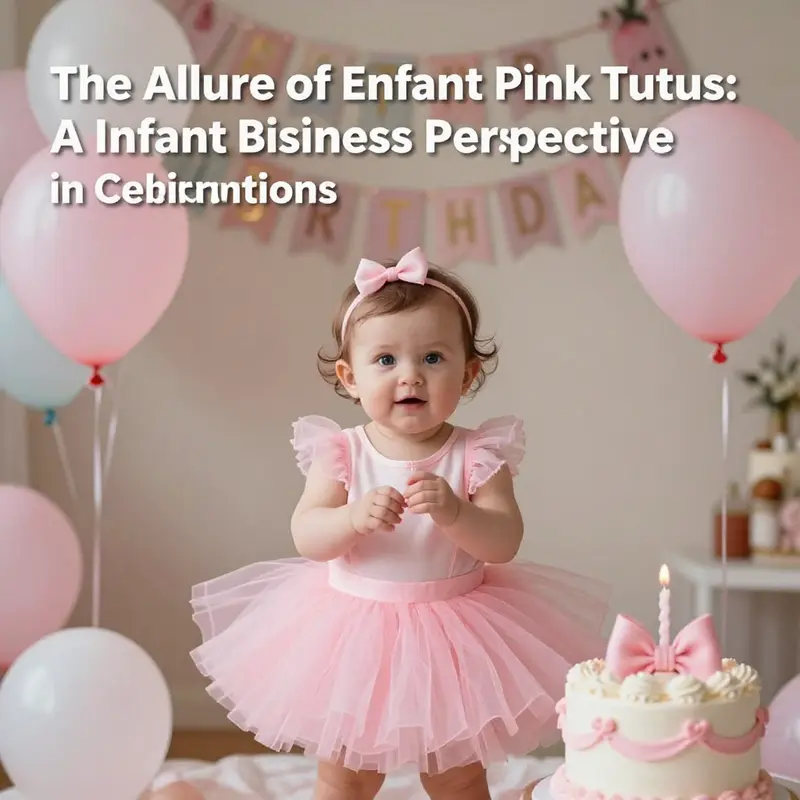 A selection of elegantly designed infant pink tutus highlighting their fluffy layers and delicate fabrics.