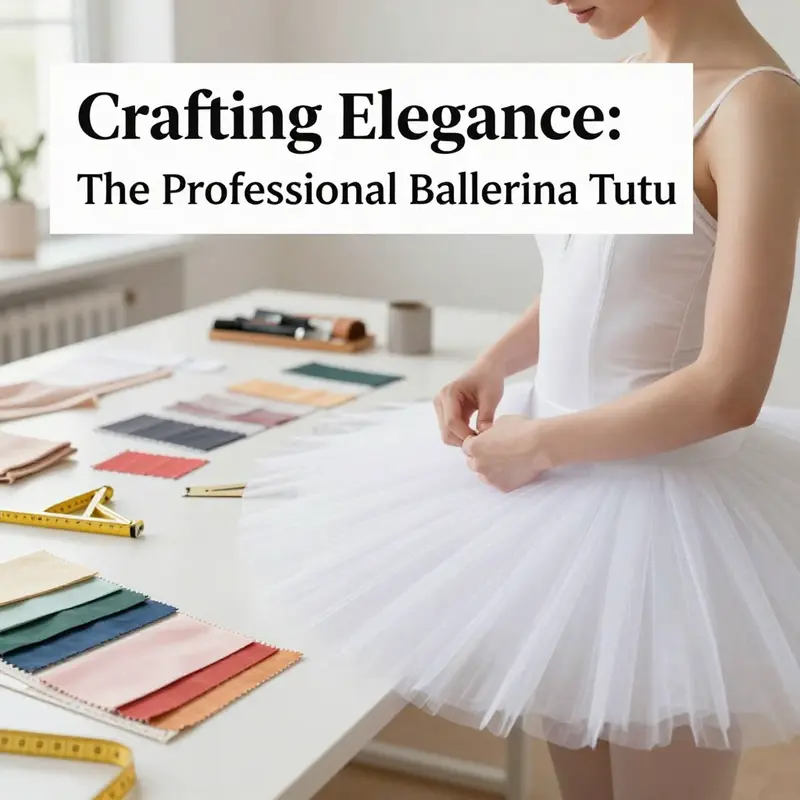 An intricate close-up of a tutu highlighting advanced material technology.