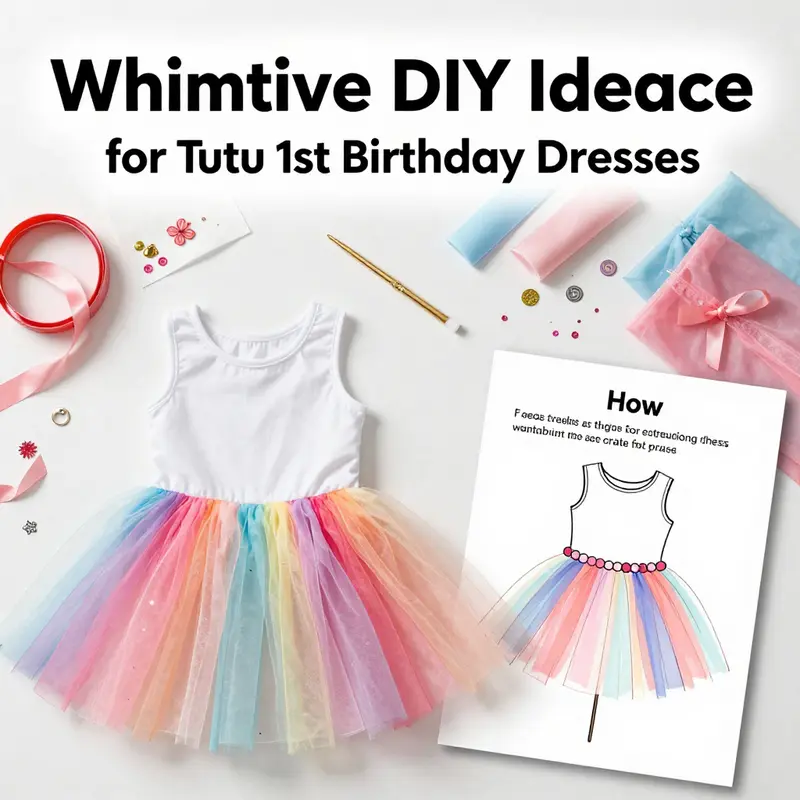 A stunning collection of tutu dresses showcasing diverse styles and trends for 1st birthday celebrations.