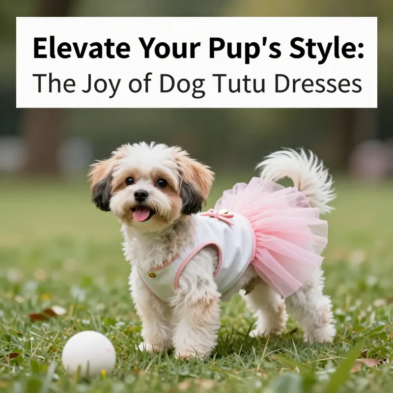 Various styles of dog tutu dresses, illustrating their design elements and vibrant fabrics.