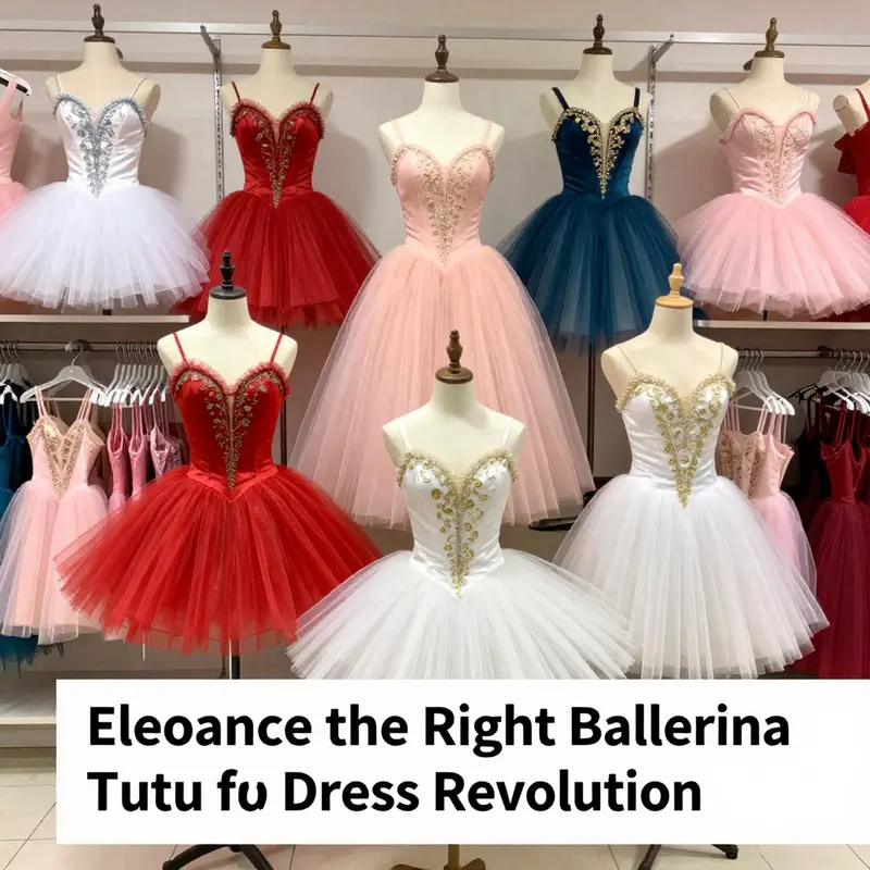 An adult ballerina exemplifying the beauty and artistry of performance attire with a striking tutu dress.