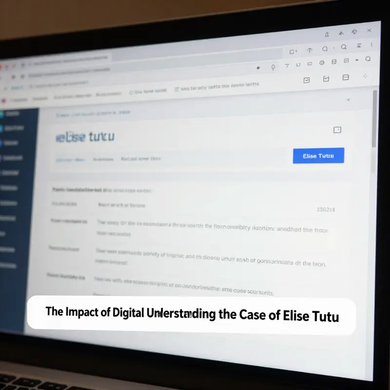 Elise Tutu’s social media presence as a vital aspect of her personal brand.