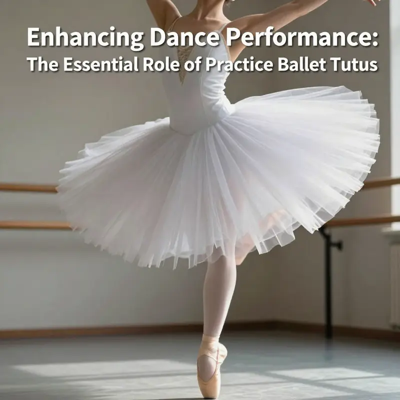 A dancer demonstrating the comfort and flexibility of a practice ballet tutu during training.