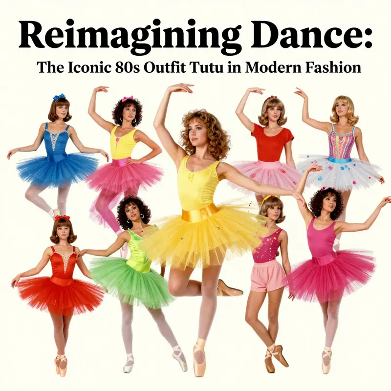 The evolution of the tutu in the 80s reflects the vibrant fusion of dance and street fashion.