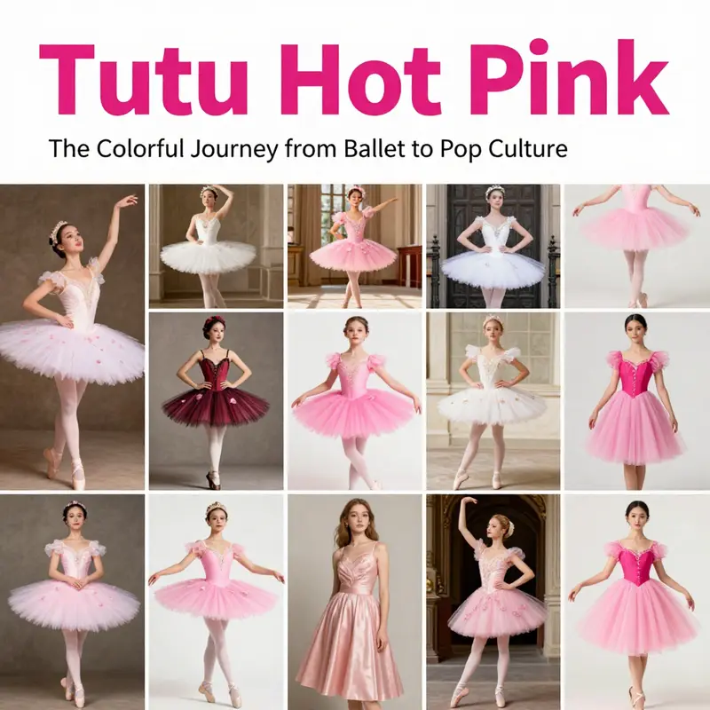 A visual timeline of Tutu Hot Pink’s emergence and evolution in fashion.