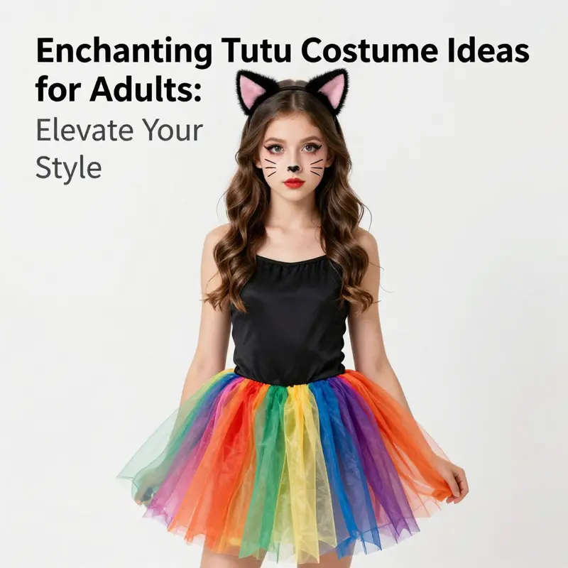 An elegant classic ballet-style tutu outfit designed for adult performances or special occasions.