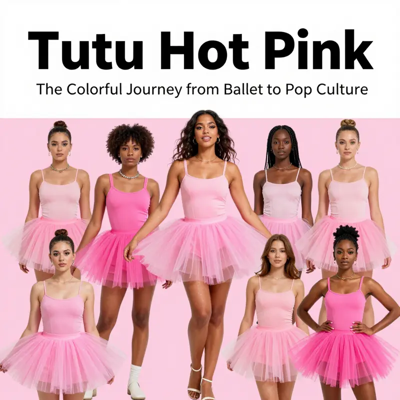 A visual timeline of Tutu Hot Pink’s emergence and evolution in fashion.