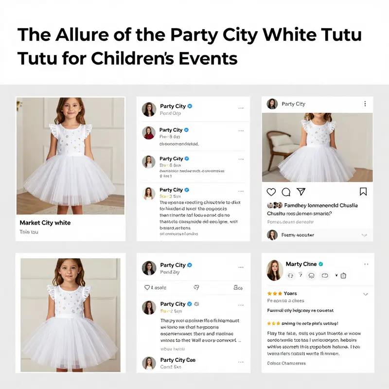 Children in various settings showcasing the versatility of the Party City white tutu.