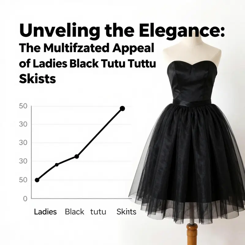 A stylish woman demonstrates the versatile styling of a black tutu skirt suitable for various occasions.