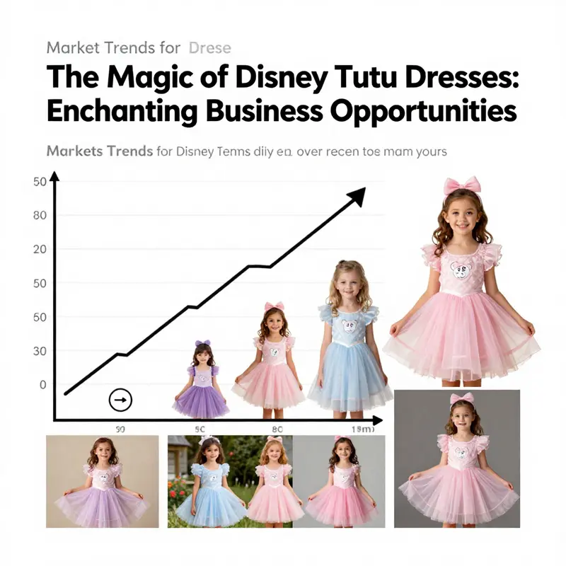 Various Disney tutu dresses highlighting distinctive designs and character themes.