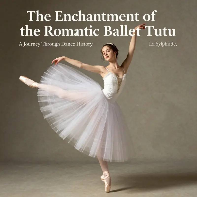Marie Taglioni in ‘La Sylphide’, exemplifying the groundbreaking design of the romantic ballet tutu.