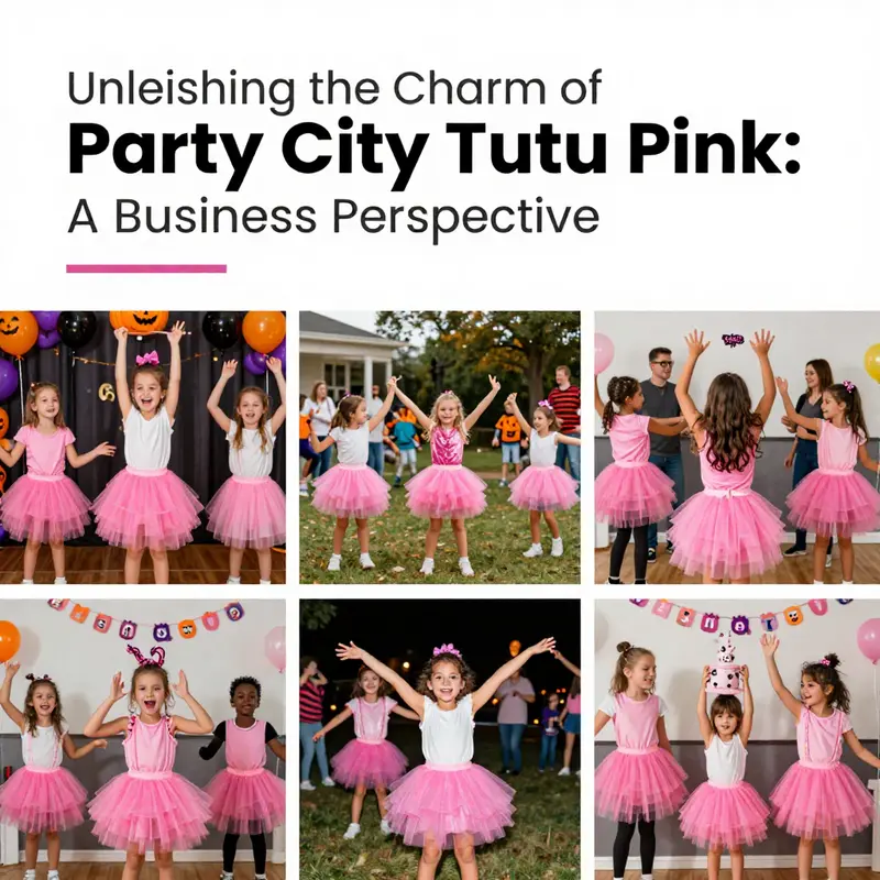 Party City Tutu Pink displayed in a vibrant party setting.