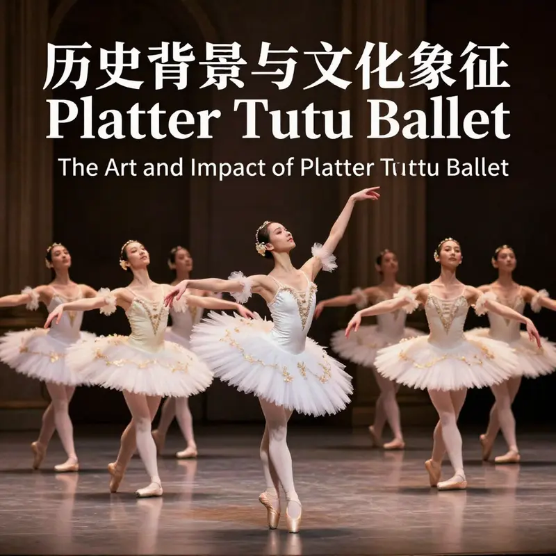 An intricate look at the design and material of a platter tutu ballet skirt, highlighting its signature features.
