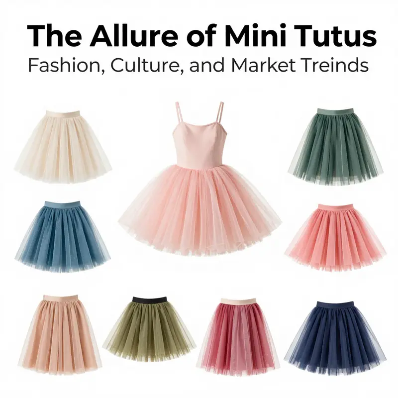 An array of colorful mini tutus showcasing diverse designs and vibrant fabrics, embodying the playful spirit of children’s fashion.