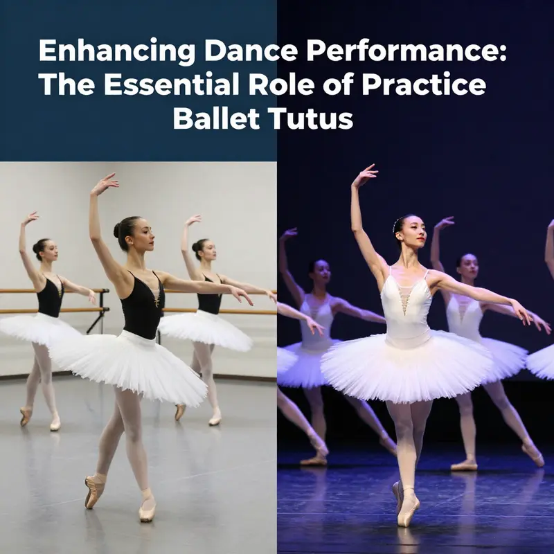 A dancer demonstrating the comfort and flexibility of a practice ballet tutu during training.