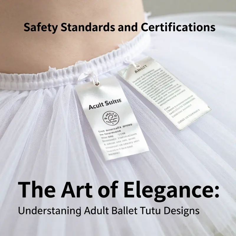 A collection of adult ballet tutus highlighting their design and material features in a dance studio.
