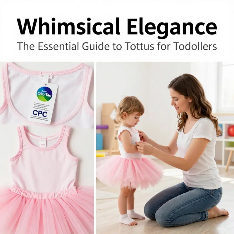 A toddler happily twirls in a vibrant tutu, demonstrating its playful design and functionality.