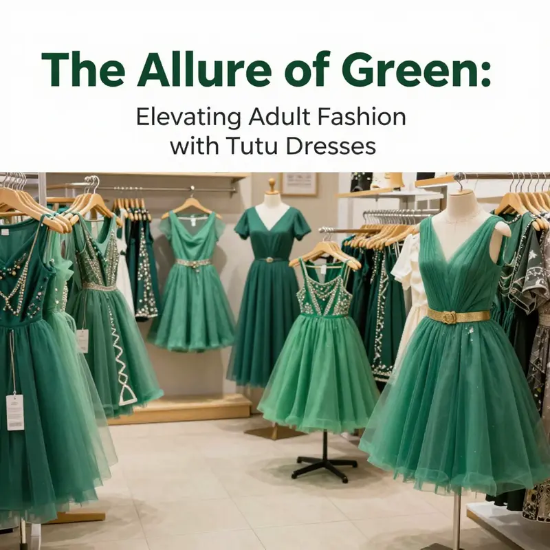 Dancers in green tutus performing on stage, highlighting professionalism and artistry.