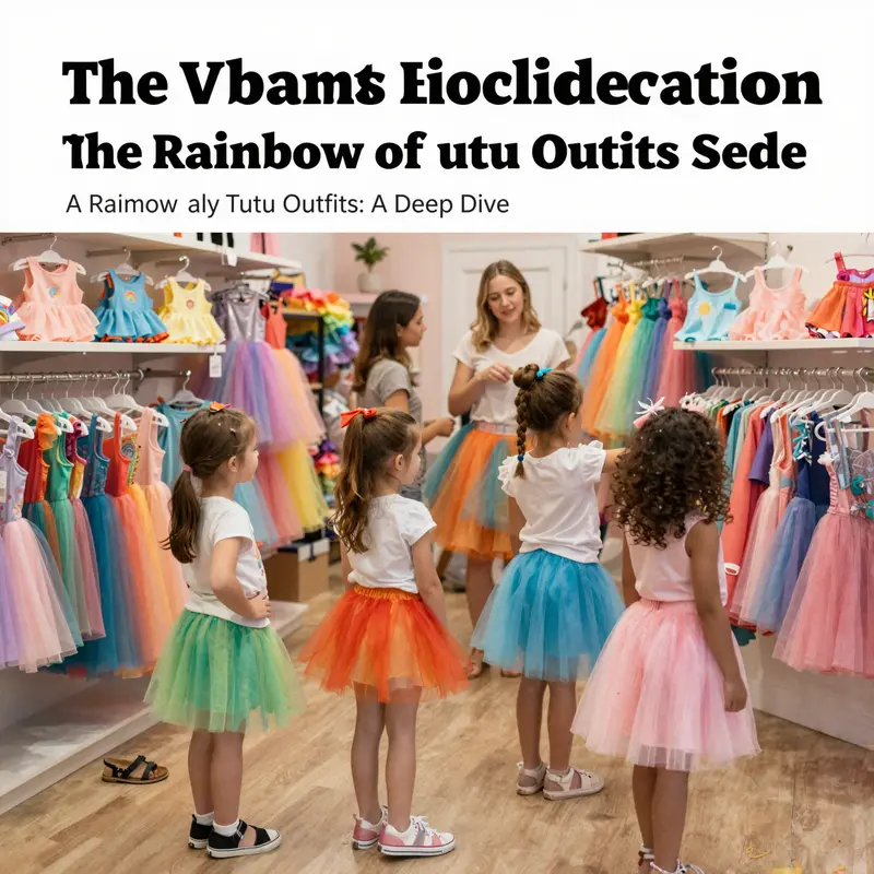 A visual timeline highlighting the evolution of the rainbow tutu from traditional ballet to contemporary styles.