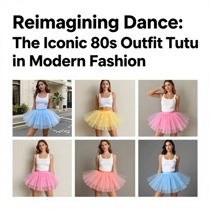 The evolution of the tutu in the 80s reflects the vibrant fusion of dance and street fashion.