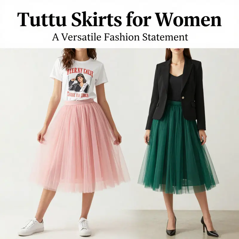 Versatile styling options for tutu skirts in casual and formal settings.