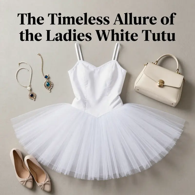 A captivating illustration showing the evolution of the ladies white tutu from ballet to fashion.