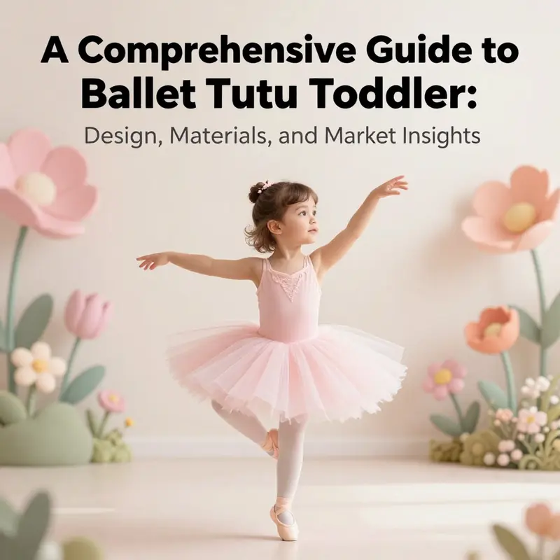 A young child performing ballet in a colorful tutu surrounded by a whimsical background.