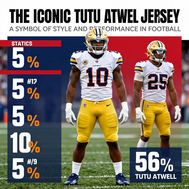 Tutu Atwell proudly wearing his iconic jersey, representing the Los Angeles Rams.