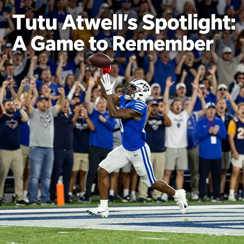 Tutu Atwell’s game-winning touchdown catch against the Colts.