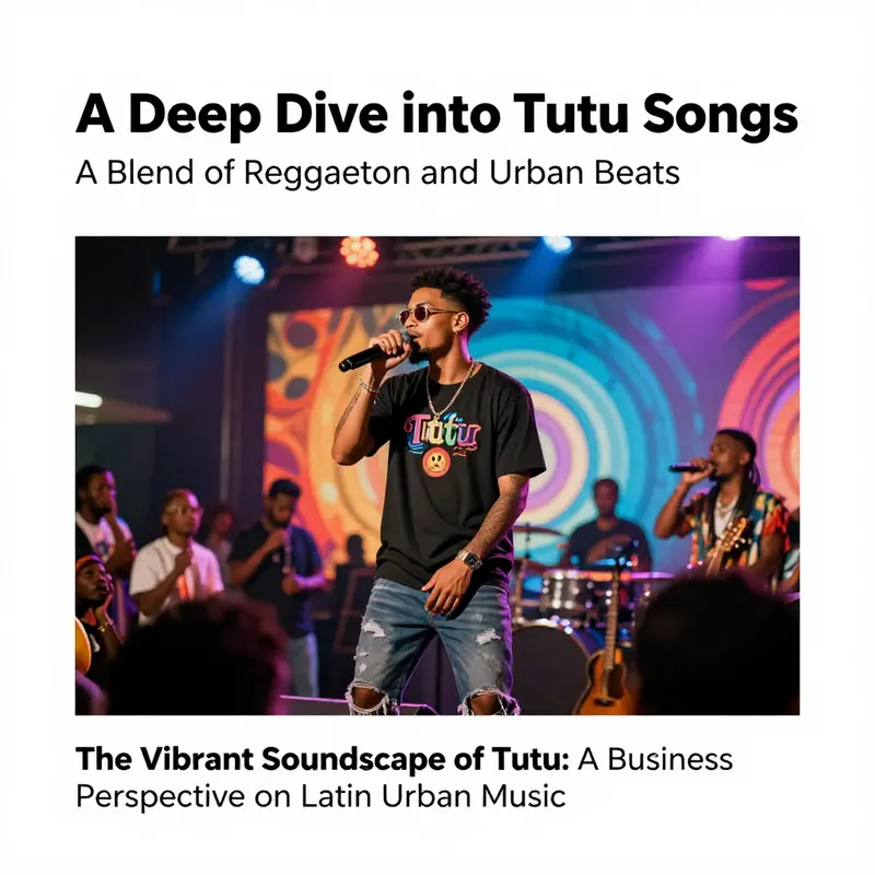 Tutu energizes the crowd with his dynamic performance, embodying the spirit of Latin urban music.