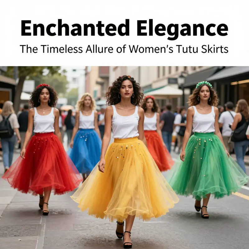 A visual timeline highlighting the transformation of the tutu skirt from ballet to contemporary fashion.