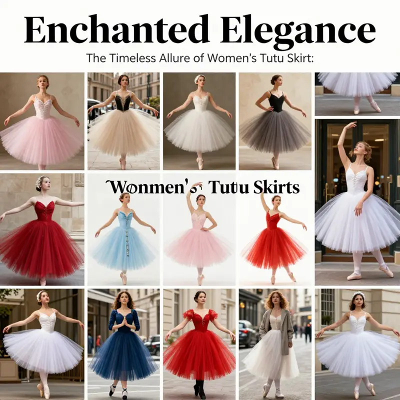 A visual timeline highlighting the transformation of the tutu skirt from ballet to contemporary fashion.